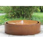 Round Large Water Feature Contemporary Garden Decoration 150cm Dia Size for sale