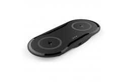 China 2 In 1 Qi 15W Multi Function Wireless Charger Pad Custom Logo supplier