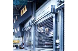 China Transparent 1.5m/S 4500mm Width High Speed Roll Up Doors supplier