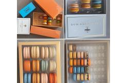 China Plastic Tower Macaron Packaging Box  Customizable Design supplier