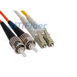 FC / PC to LC / PC OM3 multimode fiber patch cord , Duplex duplex patch cord for sale