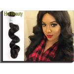 Grade 5A Virgin Peruvian Hair Extensions , Natural Wave Human Hair for sale