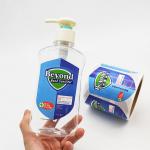 Waterproof Hand Wash Bottle Label Roll Custom Disinfectant Adhesive Sticker Printed for sale