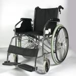 Collapsible Lightweight Aluminum Manual Wheelchair With Flip Up Desk Armrest for sale
