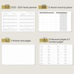 OEM ODM 2023 Weekly Planner Weekly Schedule Vertical Layout Monthly Tabs