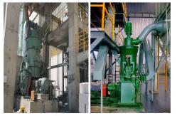 China Large Output Vertical Bentonite Grinding Mill Machine For Ore Barite supplier