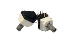 China Coding 10x10mm 3x3 Terminal 6 8 Position Rotary Switch With High Knob 6mm supplier