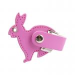 Logo Print / Embossing Leather USB Flash Drive Support Encryption / Date Uploading