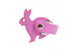 China Logo Print / Embossing Leather USB Flash Drive Support Encryption / Date Uploading supplier