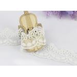 Embroidered Graceful Cotton Lace Trim Neeting Edging For Girl's Dress 2.5CM Width for sale