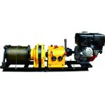 5T Diesel Engine Honda Gasoline Cable Pulling Winch for sale