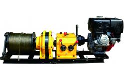 China 5T Diesel Engine Honda Gasoline Cable Pulling Winch supplier