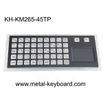 PS/2 45keys 5VDC Panel Mount Metal Keyboard With Touchpad for sale