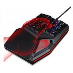 One Handed Razer Grade Quiet Xbox Gaming Keyboard RGB Luminescence
