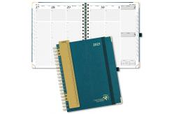 China ODM Hardcover 2023 Weekly Planner Custom Daily Weekly Schedule Monthly Tabs supplier