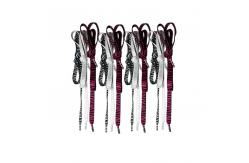China 1cm Polyester Braided Cord Flat Drawstring Elastic Shoelace supplier