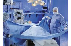 China SMMS T Shape Laparotomy Disposable Surgical Packs Integrated Fluid Collection Bag supplier