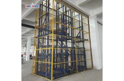China 8m High Stroke Cargo Elevator Lift For Multi Level Handling supplier