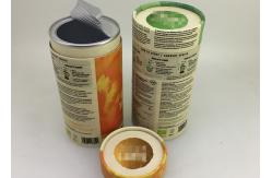 China CMYK Printing Airtight Small Paper Tubes With Foil Lid For Macha Packaging supplier