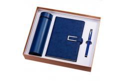 China Custom Logo Luxury Diary And Pen Gift Set Reusable Multifunctional supplier