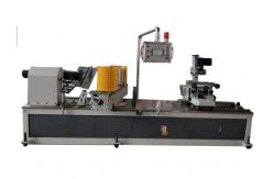 China Two Heads  Spiral Paper Pipe Making Machine  Double Sides Glue Frequency Control supplier