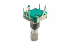 China Custom 12mm Encoder Rotary Potentiometer Switch With 30~100gf.Cm Detent Torque supplier