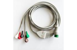 China A8 Encrypt 5 Leads Biolight Ecg Patient Cable BLT Qseries Round 12pin supplier