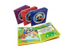 China Cardboard Text Book Printing Services 68x68mm Custom Board Book Printing supplier