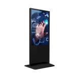 500-700nit Indoor Android Lcd Digital Signage Totem Ultra Thin Free Standing for sale