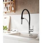 Curved Bracket Magnetic Pull Down Kitchen Faucet