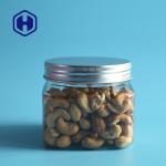 420ml 16oz Sweet Square PET Jar With Aluminum Cap Food Packing for sale