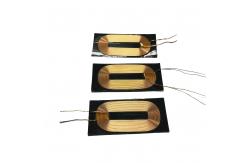 China Qi Standard Universal Wireless Charger Receiver Coil Copper Square Round Shape supplier