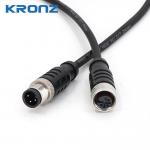 M12 Connector 3 Pin A code connector with PVC Unshielded Cable Sensor Connectors for sale