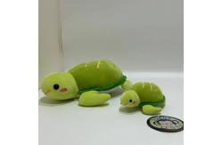 China Kawaii Sea Animal Small and Big Turtle Toy Elastic Super Soft Stuffed Toy supplier