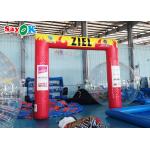 Square PVC Tarp Closed Air Inflatable Arch Custom 4.2x3.6x0.6m
