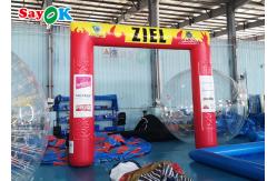 China Square PVC Tarp Closed Air Inflatable Arch Custom 4.2x3.6x0.6m supplier