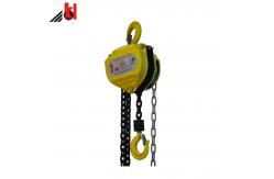 China 2200 Ib Steel Lifting Chain Block Lightweight Alloy Cover Chain Pulley supplier