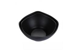 China Microwave-safe Melamine Soup Bowl - Round Shape with Matte Black Series supplier