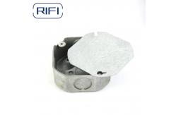 China 4x4 Inch Galvanized Steel Junction Box Electrical Standard Thickness 1.5mm supplier