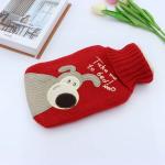 China Warm Hand Rectangle Rubber Hot Water Bag 17*16*3 Cm manufacturer