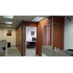 Sound Proof Office Sliding Acoustic Room Divider Wall with Aluminium Frame