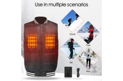 China Sustainable Heated Down Waistcoat Outdoor Heated Vest 5V USB Power supplier