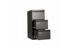 China Shool Hosptial Height 132cm Three Drawer File Cabinet supplier
