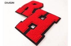 China Custom Monogram Chenille Embroidery Patches  ,  Iron On Chenille Letter Patches supplier
