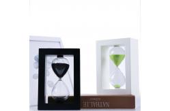 China 30 Second Sand Timer Hourglass Stool Wood Custom for Business Gifts supplier