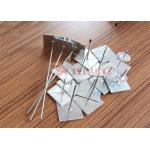 Galvanized Steel Rock Wool Fixed Insulation Nail Self Stick Pins With Double Self Adhesive Tape for sale