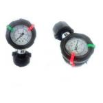 1/2NPT Double Side PP Differential Pressure Gauge Anti Corrosion for sale