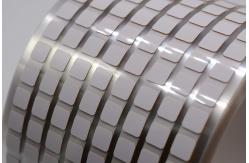China 6mmx6mm 1.5mil White Gloss High Temperature Resistant Polyimide Label supplier