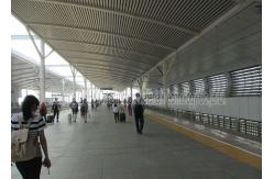 China Long Span Pre Engineered Building Structure Waiting Station Steel Roof Trusses supplier