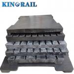 Single Or Double Standard Or Custom Type GB DIN JIS ISO ANSI/ASTM B7 BS Shoulder Tie Plate for sale